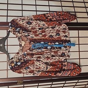 Boho Mandala Umgee Crop Top